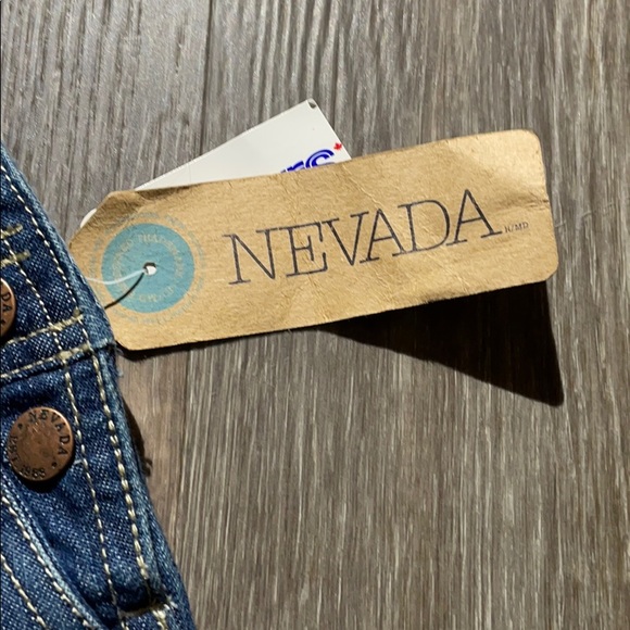 Boys Nevada Jean Overall Shorts Sz 6 mth NWT - Picture 2 of 3